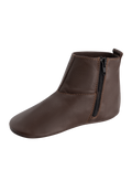 Earthy Rise – Kinder Leder Hausschuhe – Braun
